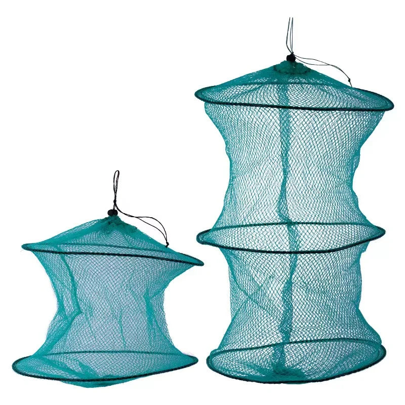 Great for Lobster Fishing Multifilament Nylon Net with Oxidized Aluminum Alloy Inner Layer for All Fish Keeping