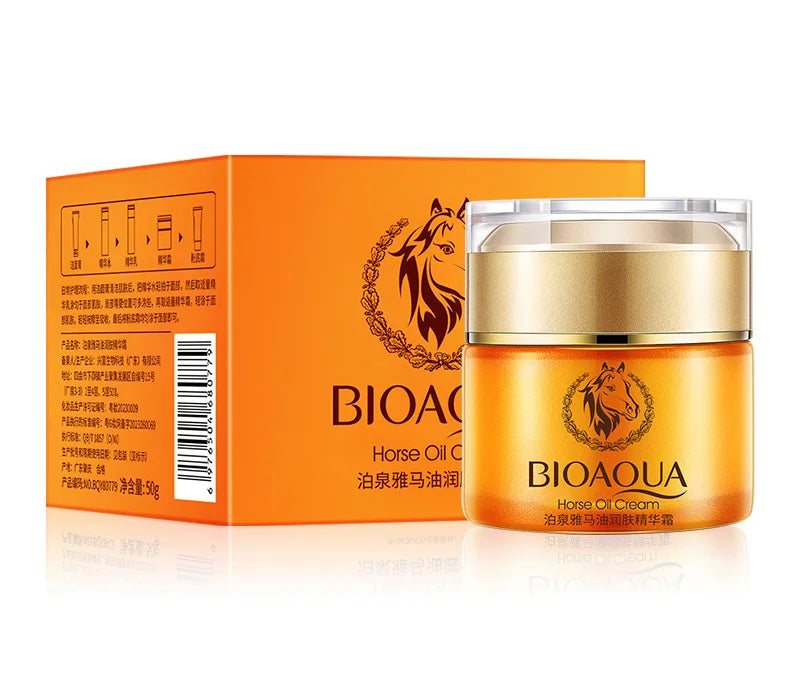 BIOAOUA Wholesale Horse Oil Essence Cream Hydrating Cosmetic Skin Care Products Face Cream