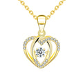 Wholesale Zircon Heart Pendant Silver 925 Pendants for Necklace 925 Silver Jewelry Fine Jewelry Pendants
