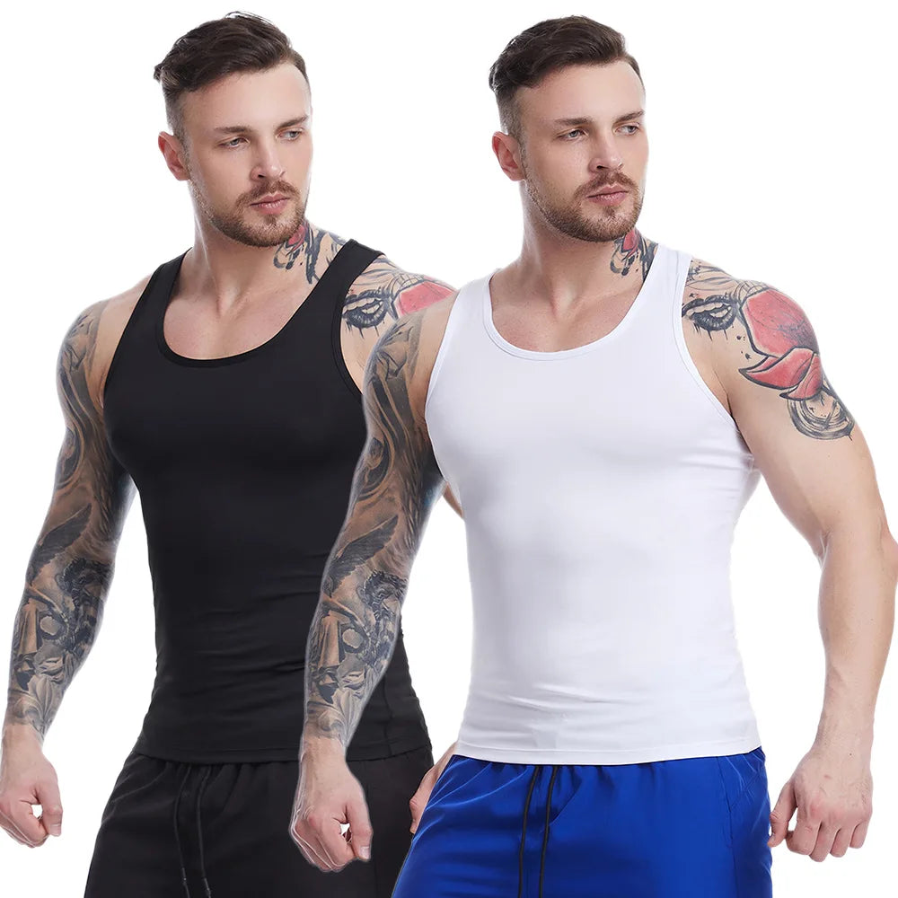 Sports Quick Drying Vest Men's Summer High Elasticity Breathable Fitness Running Vest