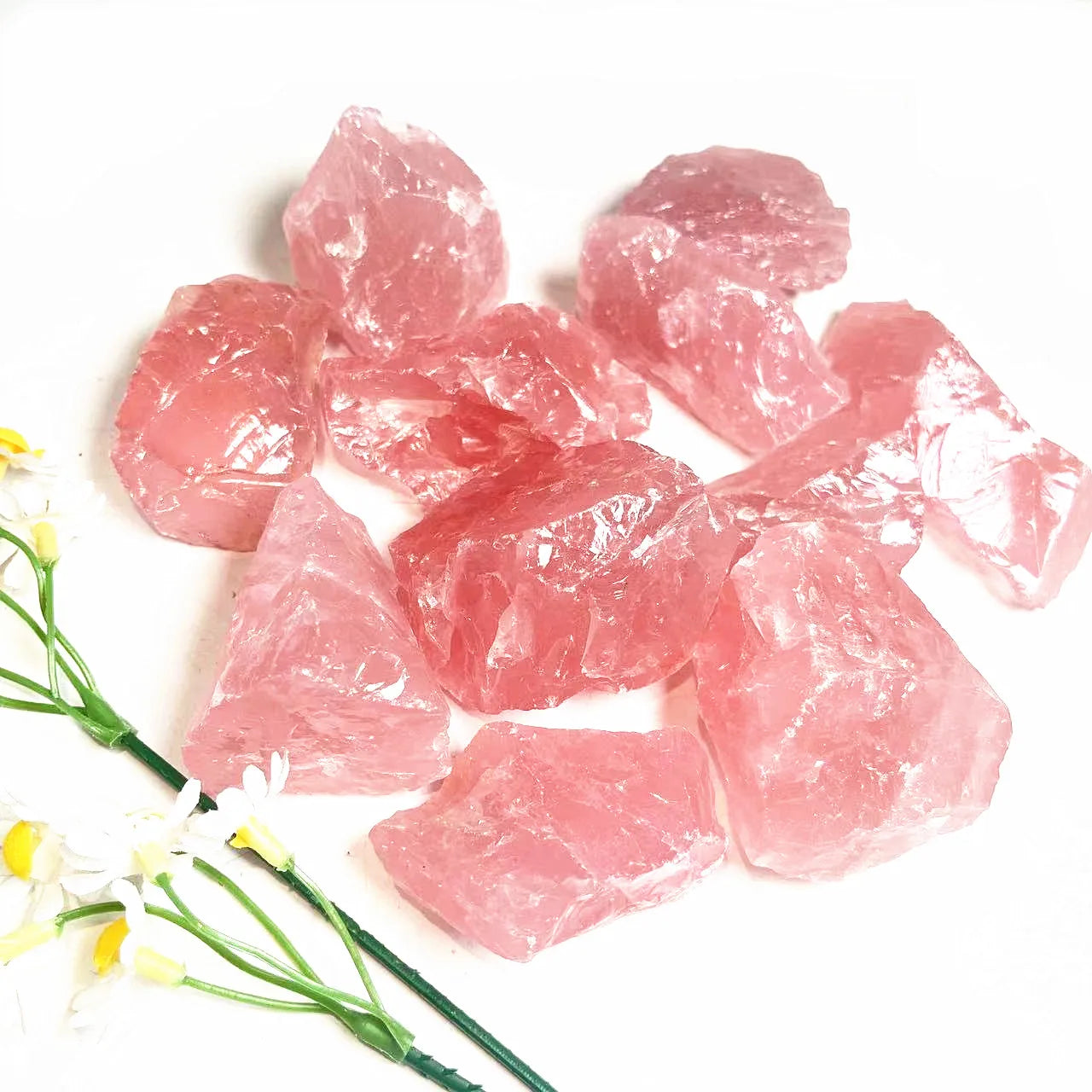 Bulk Wholesale Beautiful Rough Crystal Healing Stone Natural Rose Quartz Raw Stone for Meditation