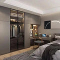 BALOM 2024 New Design Minimalist Custom Bedroom Furniture Wardrobe Complete Sets with Wooden Door Beat Price