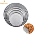 6.5 to 16 Inch Pizza Pan Perforated Aluminium Alloy Pan Plate Deep Dish Non-stick Round Pizza Plates Baking Tool