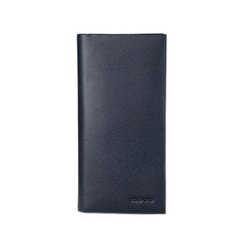 Wholesale Unisex Bi-Fold Open Closure Genuine Leather RFID Long Wallet Fashionable Multi-Function Large Capacity Outdoor Use