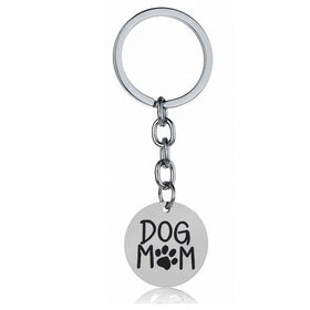 Promotions Dog Mom Other Keychain Funny Mom Mother's Day Xmas Thanksgiving Gift Stainless Steel Metal Dog Mom Keychain for Women