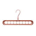 Multifunctional Detachable Plastic Clothing Hanger with Multiple Slots Convenient Cleaning Organizer From Factory