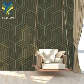 YKMF 016 Geometric Modern Luxury Living Room Wallpaper 3D Wall Murals