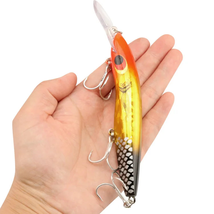 Meirun 16cm 25g Fishing Big Minnow Bait Jigging Lures River Lake Fishing 3D Eyes Minnow Fishing Lures