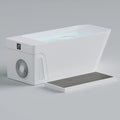 US Stock All in One Commercial Cold Plunge with Wifi App Control Acrylic Ice Bath Tub With Chiller Ozone Filter Insulated Cover
