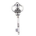 Antique Bronze Vintage Style Skeleton Key Charms Custom Wholesale Zinc Alloy Metal Fashion Keychains
