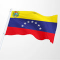 Promotional Custom 100% Polyester Venezuelan Flag Double-Sided Printed Outdoor Decoration Banderas De Paises Custom Venezuela