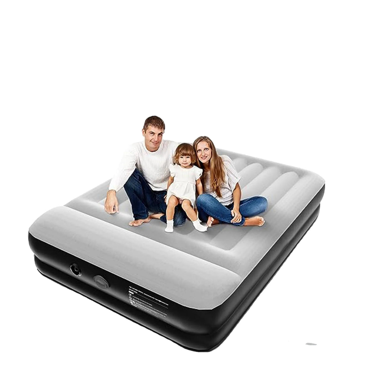 WOQI Durable and Portable air Mattress with Built-in Removable Pump and Pillow for Camping Home