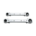 Hot Sale 3/16" 1/4" AC Service Tool Ratchet Spanner for HVAC Refrigeration CT-122 Copper Tube Carbon Steel Ratchet Wrench