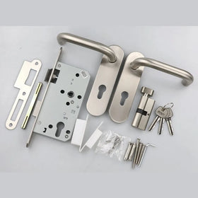 High Standard Lock Plate Lever Handle Unified Building Passage Door Lock CE Certificate Fireproof Mortise Lock