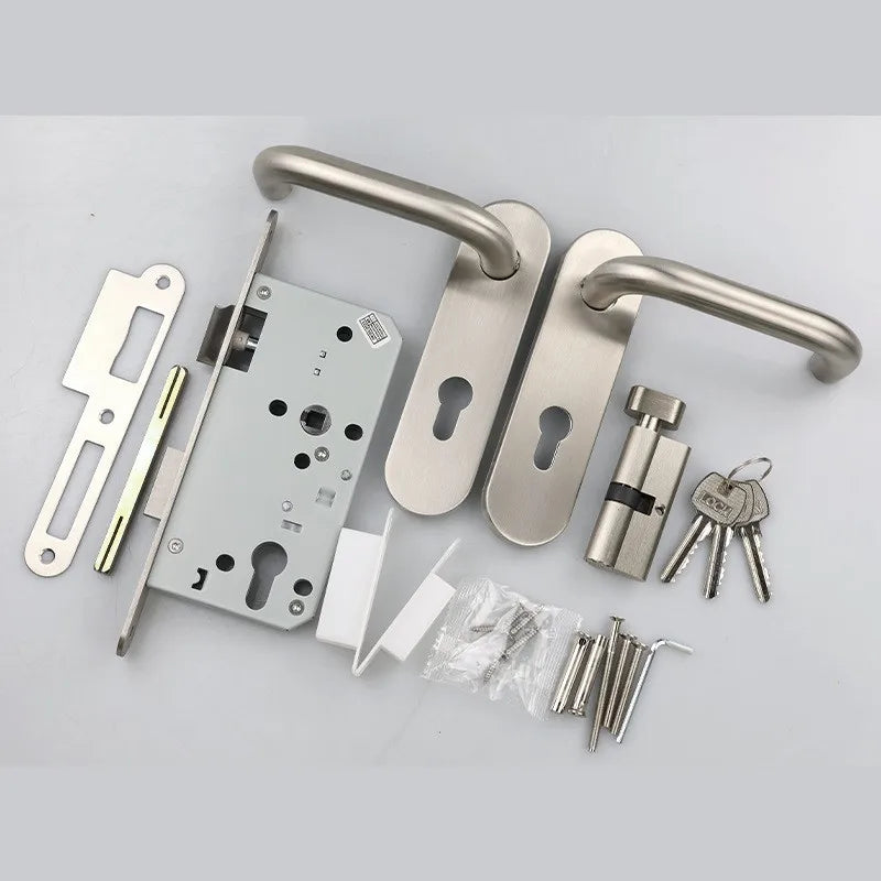 High Standard Lock Plate Lever Handle Unified Building Passage Door Lock CE Certificate Fireproof Mortise Lock