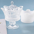 YS Custom Resin Crystal Storage Box Silicone Mold Kawaii Sugar Trinket Box Making Jewelry Box DIY UV Candle Plaster Mould Tools MegaBDM