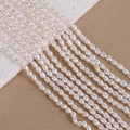 2.5-3mm Small Size Rice Pearl Beads Loose Strand Freshwater Pearl for Jewelry Making Necklace Bracelet Earrings