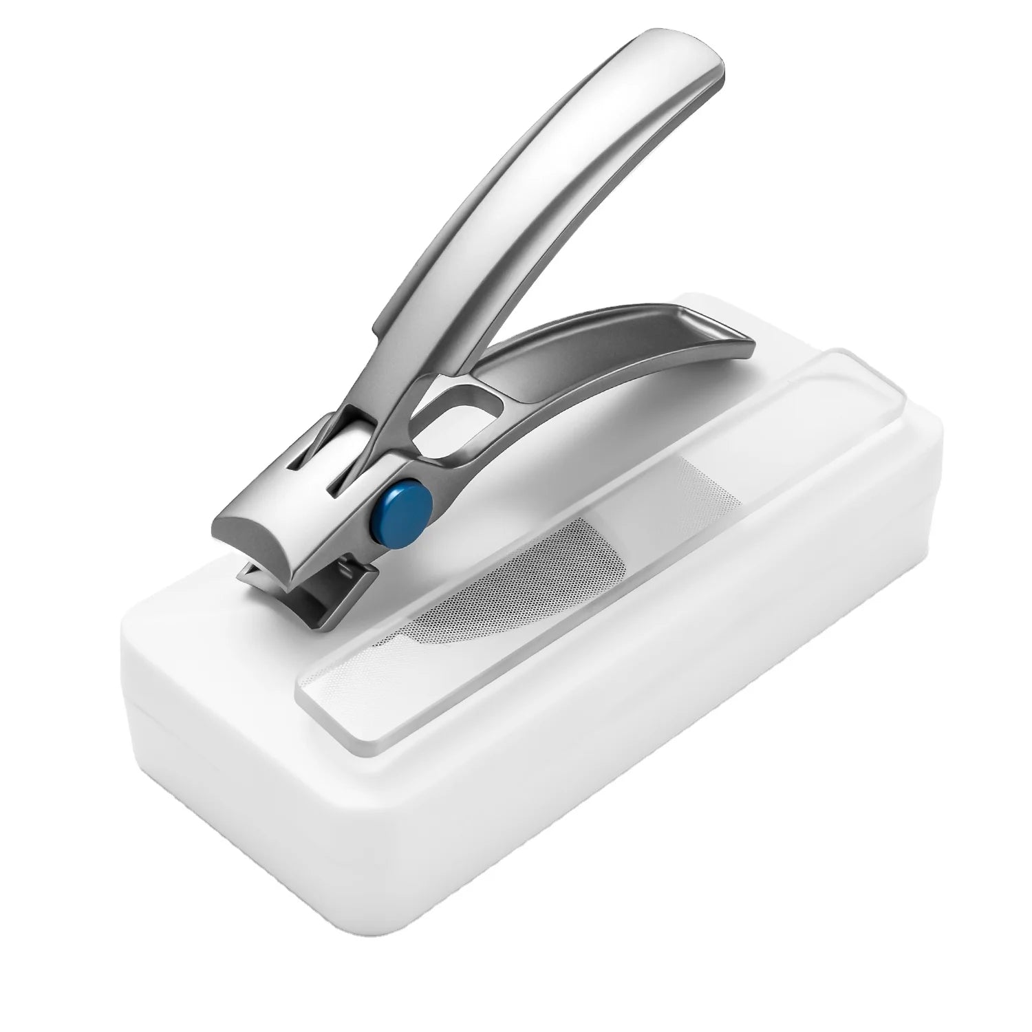 Stainless Steel Nail Clippers with Glass Nail File Pedicure and Manicure Tool  Pocket Manicure Nail Cutter Set