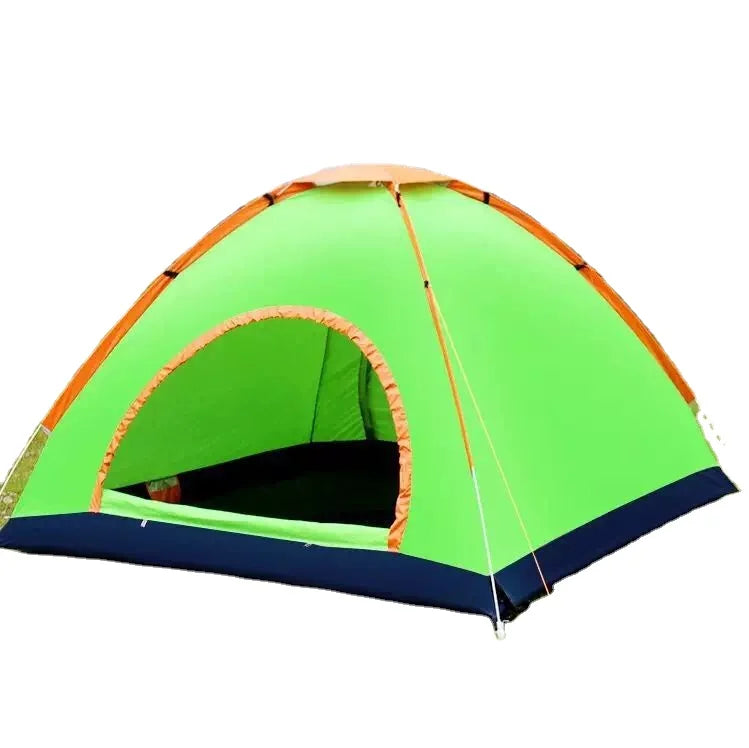 Customized Outdoor Camping Popup Tent Double-Layer Waterproof Sunshade Multi-person  Tent