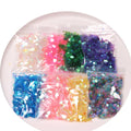 MIXED 3mm 4mm 6mm Kawaii Colorful Heart Iridescent Glitter Valentines Day Sequins Resin Supplies Nail Art Slime