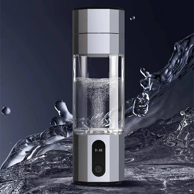 208ML 10000PPB+ Food Grade PC Hydrogen Rich Water Cup Healthy Hydrogen Water Generator Bottle with SPE PEM Technology