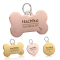 Wholesale Custom Pet Name Tag Golden Personalized Zinc Alloy Dog Tags Engraveable Print Ribbons
