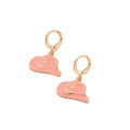 New Cowboy Girls Jewelry 3 Colors Driping Oil Cute Western Cowboy Hat Earrings