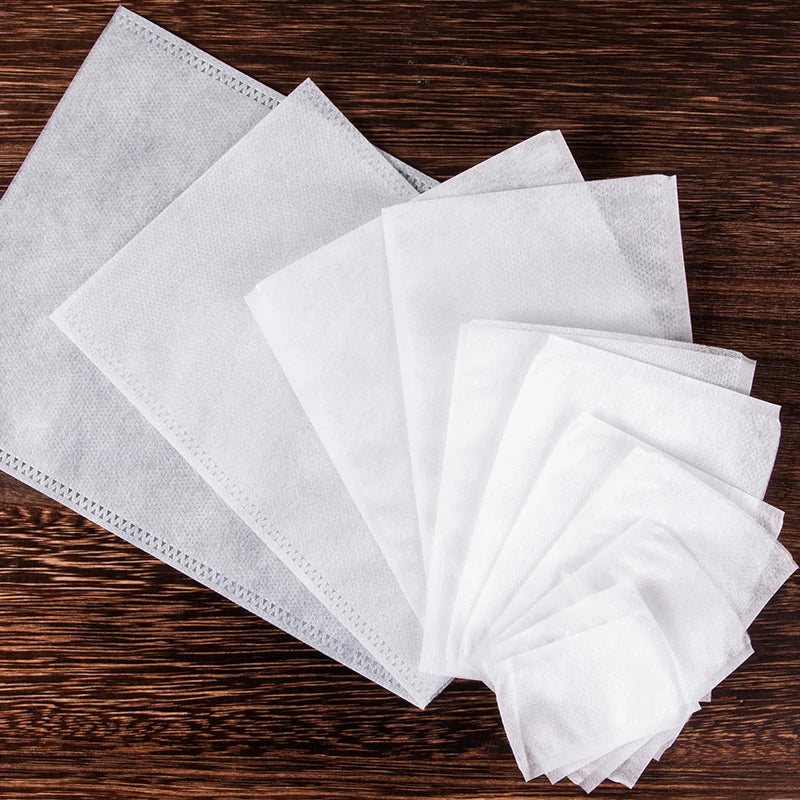 Food Grade Heat Seal Non-Woven PLA Empty Tea Bag Non Woven Fabric Coffee Filter Tea Bags for Packaging Loose Tea