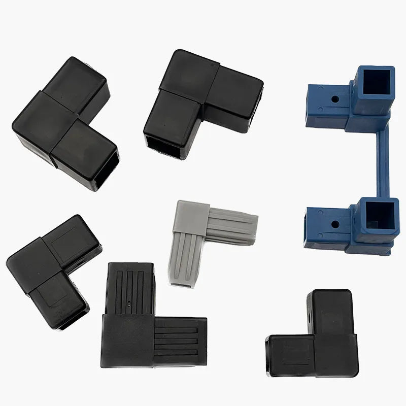 2Way 3Way 4Way 5Way Plastic Square Tube Connectors 90 Degree Corner Joint 2way Conector Tubo Cuadrdo 20x20mm 25x25mm