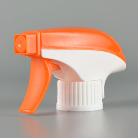 Best Selling Home Cleaning Water Sprayer PP 28mm 410 415 Foam Factory Plastic Nozzle Orange Foaming Trigger Spray with Screw Cap