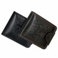 Card Holder Cheap Cartoon Purse Boy's Button Leather Men Stitch Wallet