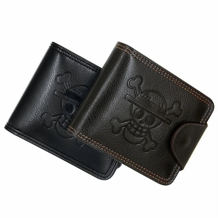 Card Holder Cheap Cartoon Purse Boy's Button Leather Men Stitch Wallet