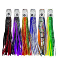Resin Head Octopus Soft Skirt Lure Deep Sea Fishing Big Trolling Bait for Tuna Fast Sinking Squid Octopus Skirts