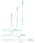 Cosmetic Telescopic Silicone Spatula Spoon Mini Retractable Extension Rod Kitchen Baking Sauce Scoop Pastry Tools