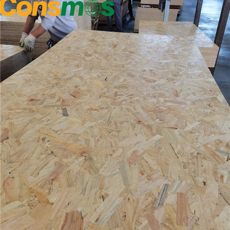 Factory Wholesale OSB 3 11mm 18mm Waterproof Oriented Strand Board  4x8  Panel for Sheathing Roof Materials