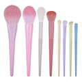 2026 YUE New Product Beauty Tool Blush Loose Foundation Brush Storage Full Set of 8 Color Paint Makeup Brush Set