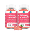 Aeglewell OEM Private Label Vegan Collagen Gummies with Biotin & Keratin for Hair Skin Nails Biotin Collagen Gummy Multivitamin