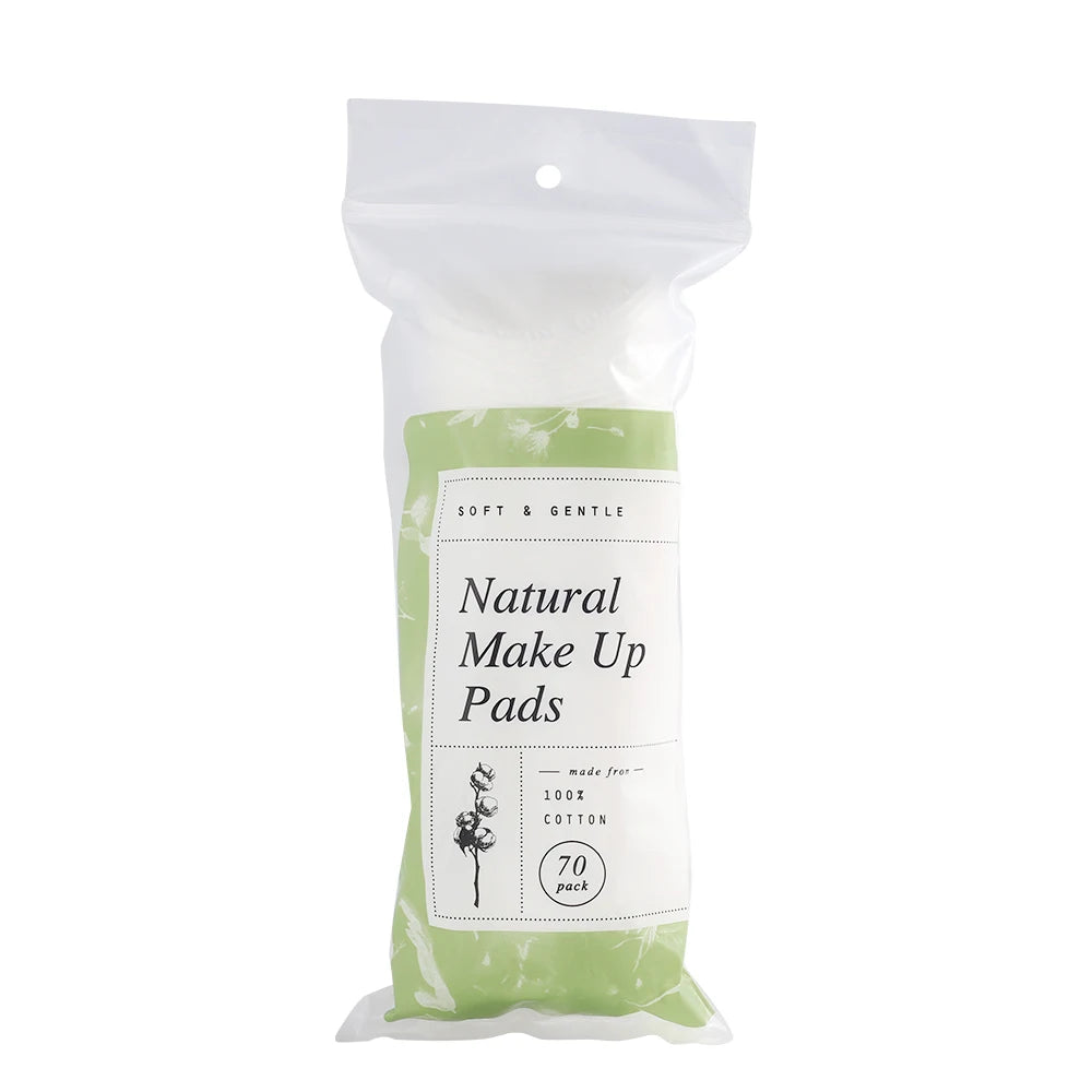 Good Quality Disposable Absorbency Eco Friendly Make up Cotton Pads Private Label