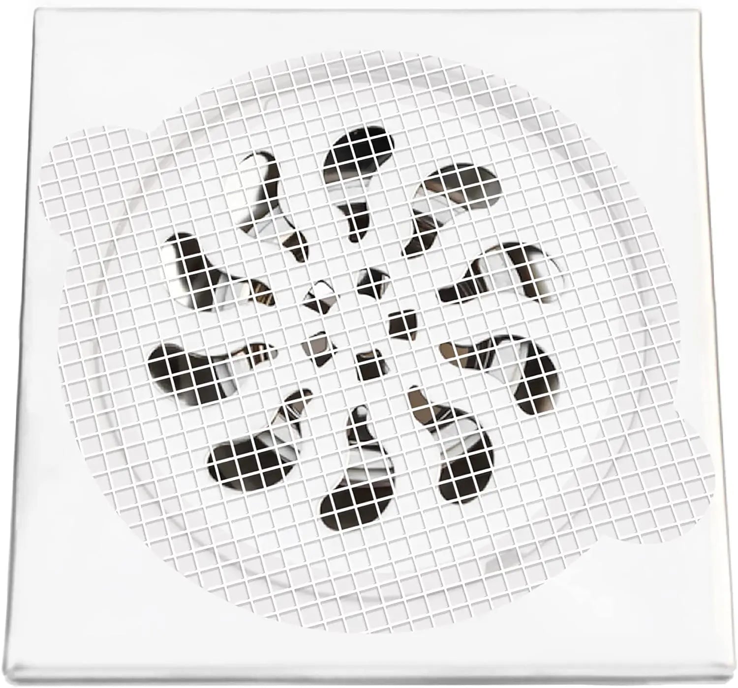 HONGDEC Disposable Plastic Hair Catcher Sticker Anti-Clog Floor Drain Cover