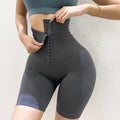 Women's Cycling Shorts Tight Yoga Pants Wholesale Fitness Shorts High-waisted Tight Pants with Waist Shaping Belt