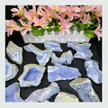 Wholesale Fengshui Natural Crystals Healing Stones Crystal Blue Lace Agate Raw Stone for Souvenir