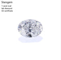 IGI GIA Certificated Lab Grown Diamond 1ct 2ct Oval Wholesale HPHT CVD Lab Created Diamond Good Price