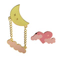 China Gold Spring Enamel Pin Brooch May With Rubber Clutch