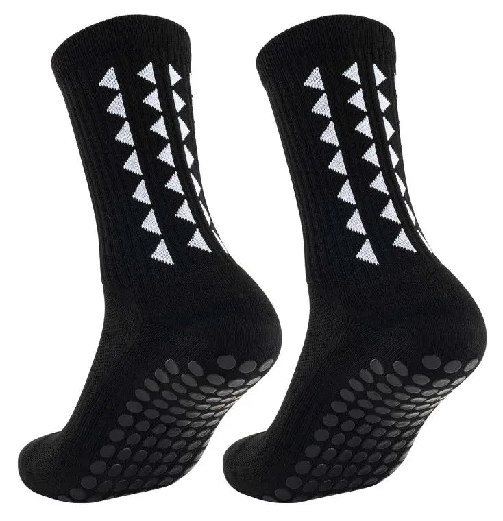 Custom Logo Grip Socks Enhance Performance With Anti slip Socks for Soccer Football Basketball Running Crew Sports Socks