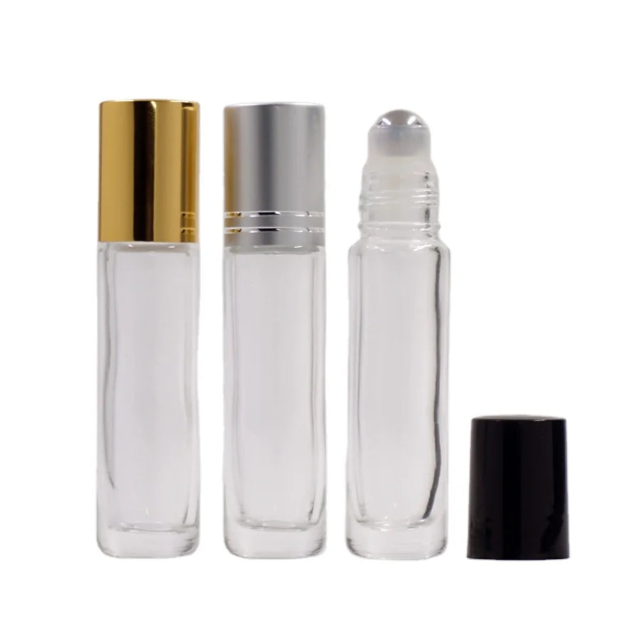 Spot Supply 8ml Transparent Walking Bead Bottle Glass Roller Bottle Perfume Bottle