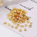 Factory Wholesale 14K Gold Plated Brass Clasp Jewelry Findings Components