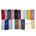 Beautiful Lace Hijab Chiffon Scarf Women Chiffon Shawls With Beautiful Same Color Lace