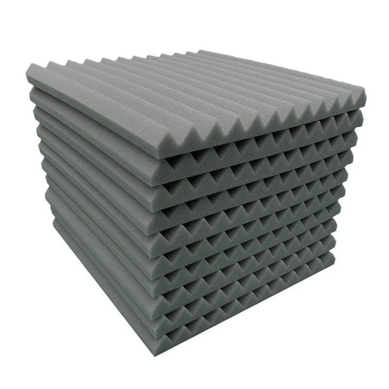 High Density Acoustic Rubber Plastic Panels 2.5cm Thick Contemporary Design Sound Proof for Anchor Room Singing Room Home