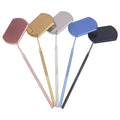 1pc Eyelash Inspection Mirror Grafting Mirror Stainless Steel 5 Times Magnification Effect Eyebrow Mirror Makeup Tools