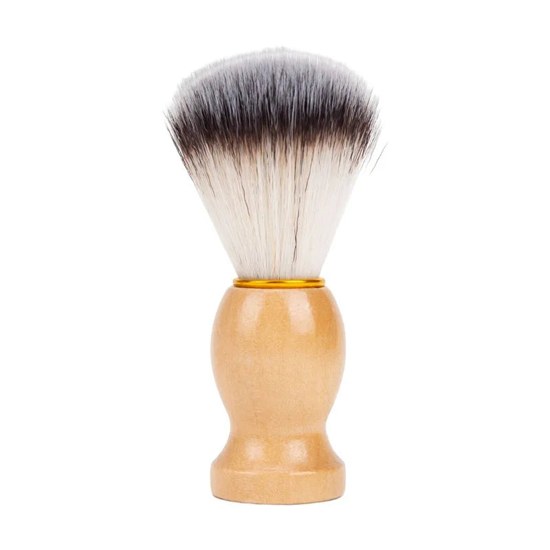 Hot Sale MUXI Men's Grooming Kit Soft Natural Bristle Wooden Beard Brush Gentle Styling Conditioning Using Soft Boar Hair
